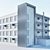 Industrial Building 3D Model Kit 3D model small image 6