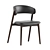 Siena Chair: Luxe Leather Velvet 3D model small image 2