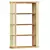 Sleek Cane Bookcase Shelf Display 3D model small image 1