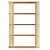 Sleek Cane Bookcase Shelf Display 3D model small image 2