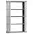 Sleek Cane Bookcase Shelf Display 3D model small image 3