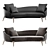 Modern Comfort Statement Sofa 3D model small image 1