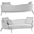 Modern Comfort Statement Sofa 3D model small image 4