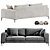 Modern Comfort: Harper Sofa Design 3D model small image 2