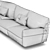 Cocoon Sofa 3DS Model Download 3D model small image 5