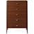 SLOANE 2 Tall Chest Drawers 3D model small image 2