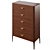 SLOANE 2 Tall Chest Drawers 3D model small image 4