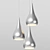 Teardrop Cluster Pendant Light 3D model small image 3