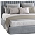 Mora Double Bed Model 176 3D model small image 3