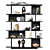 Modern Open Bookshelf by WEST ELM 3D model small image 2