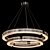 Modern Jackson LED Chandelier 3D model small image 3