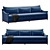 European Tradition Custom Sofa Premier 3D model small image 1