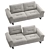 Italian Galileo Sofa by Italia Lounge 3D model small image 4