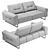 Italian Galileo Sofa by Italia Lounge 3D model small image 6