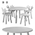 Kids Hornback Furniture Set 3D model small image 4