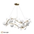 Asta Gold Pendant Light Fixture 3D model small image 1