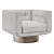 Modernist Elegance Comfort Armchair 3D model small image 5