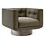 Modernist Elegance Comfort Armchair 3D model small image 6