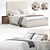 Elegance Upholstered Storage Bed 3D model small image 1