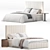 Elegance Upholstered Storage Bed 3D model small image 3