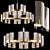 Elegance Defined: Lampatron Chandelier SENSE C 3D model small image 1