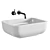 Luxury Monaco Washbasin 3D model small image 3