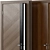 Oakwood Metal Interior Doors 3D model small image 3