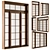 Timeless Wooden Windows Set 25 3D model small image 1