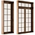 Timeless Wooden Windows Set 25 3D model small image 5