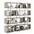 Praga Shelving Unit by LasKasas 3D model small image 2