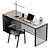 High-poly Workstation 3D Model 3D model small image 1