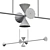 Contemporary Apollo Chandelier 6 3D model small image 2