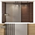 Modern Textured Wall Panel Set 3D model small image 3