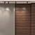 Modern Textured Wall Panel Set 3D model small image 4