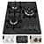 GEFEST Built-In Gas Cooktop 3D model small image 1