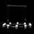 Ring LED Chandelier MEDVIN 10 3D model small image 2