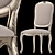 Luxury Roberto Giovannini Dining Set 3D model small image 3