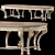 Majestic Dining Table Art 1424 3D model small image 1