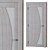 Modern Interior Wooden Doors Set 3D model small image 4