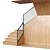 Modular Staircase Model Kit 3D model small image 3