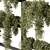 Urban Oasis: Hanging Plant Duo 3D model small image 2