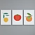 Modern Plant Fruit Picture Frame Set 3D model small image 4