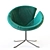 Flexible Fabric Armchair: Customizable Design 3D model small image 3