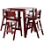 Loll Designs Alfresco Bar Set 3D model small image 1