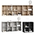 Modern Wall Mounted Shelf COMO 3D model small image 3