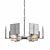 Colonial Expose Metal Chandelier Fixture 3D model small image 3