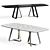 Modern Calligaris Dining Table Set 3D model small image 1