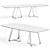 Modern Calligaris Dining Table Set 3D model small image 2