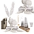 Modern Nordic Decor Set - Copenhagen 3D model small image 1