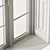 Versatile White Window Set 26 3D model small image 3